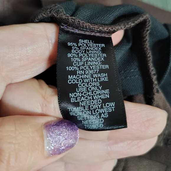 NWR Bold Elements Sleeveless Midi A-Line Dress In Durango Brown Size 2X $78 - Picture 10 of 10